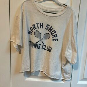 Retro Brand cropped tee